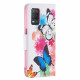 Housse Realme 8 5G Papillons et Fleurs Peints