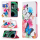 Housse Realme 8 5G Papillons et Fleurs Peints Housse Realme 8 5G Papillons et Fleurs Peints