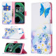 Housse Realme 8 5G Papillons et Fleurs Peints