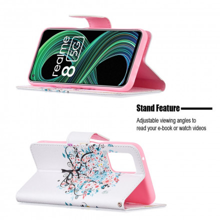 Housse Realme 8 5G Flowered Tree Housse Realme 8 5G Flowered Tree
