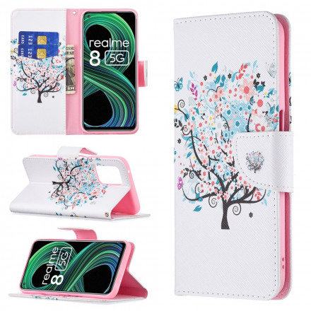 Housse Realme 8 5G Flowered Tree Housse Realme 8 5G Flowered Tree