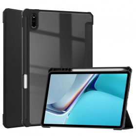 Smart Case Huawei MatePad 11 (2021) Simili Cuir et Dos Transparent