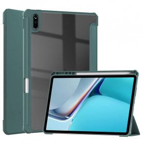 Smart Case Huawei MatePad 11 (2021) Simili Cuir et Dos Transparent