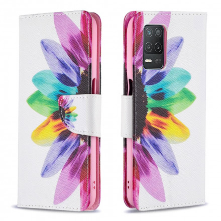 Housse Realme 8 5G Fleur Aquarelle Housse Realme 8 5G Fleur Aquarelle