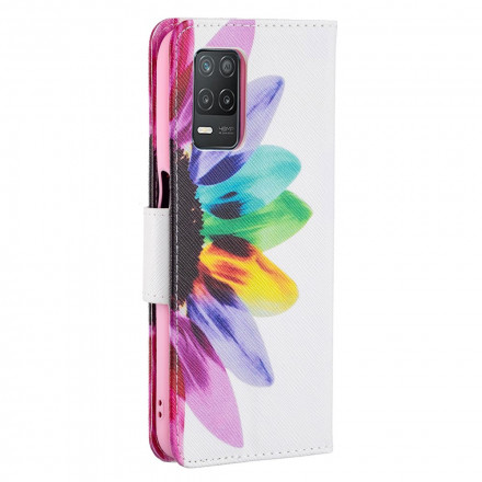 Housse Realme 8 5G Fleur Aquarelle Housse Realme 8 5G Fleur Aquarelle