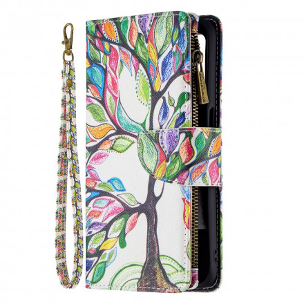 Housse Realme 8 5G Poche Zippée Arbre Housse Realme 8 5G Poche Zippée Arbre