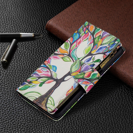 Housse Realme 8 5G Poche Zippée Arbre Housse Realme 8 5G Poche Zippée Arbre