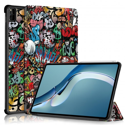 Smart Case Huawei MatePad Pro Renforcée Graffitis