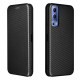 Flip Cover Vivo Y72 5G Silicone Carbone Coloré Flip Cover Vivo Y72 5G Silicone Carbone Coloré