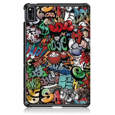 Smart Case Huawei MatePad New Graffitis Fun Smart Case Huawei MatePad New Graffitis Fun