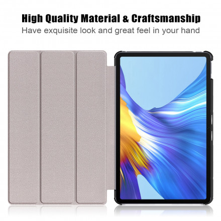 Smart Case Huawei MatePad New Renforcée Papillons et Fleurs Rétros Smart Case Huawei MatePad New Renforcée Papillons et Fleurs Rétros