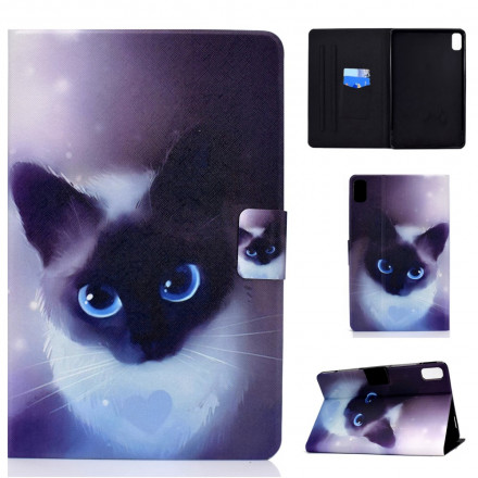 Housse Huawei MatePad New Chat aux Yeux Bleus Housse Huawei MatePad New Chat aux Yeux Bleus