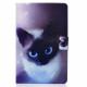Housse Huawei MatePad New Chat aux Yeux Bleus Housse Huawei MatePad New Chat aux Yeux Bleus