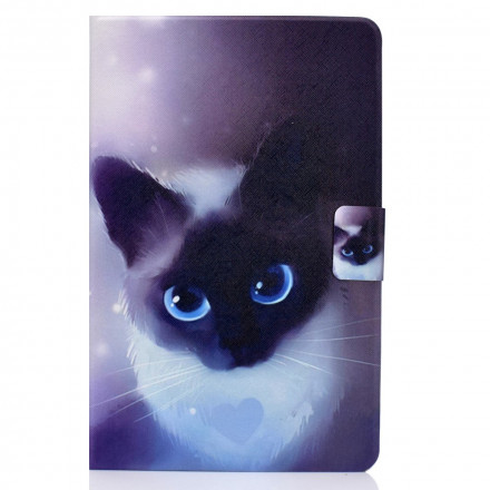 Housse Huawei MatePad New Chat aux Yeux Bleus Housse Huawei MatePad New Chat aux Yeux Bleus