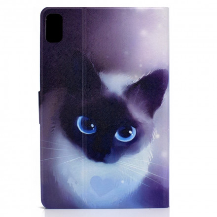 Housse Huawei MatePad New Chat aux Yeux Bleus Housse Huawei MatePad New Chat aux Yeux Bleus