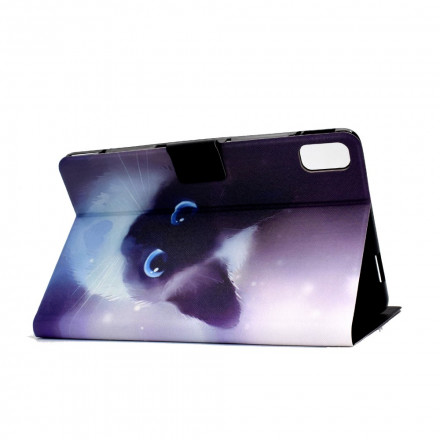 Housse Huawei MatePad New Chat aux Yeux Bleus Housse Huawei MatePad New Chat aux Yeux Bleus