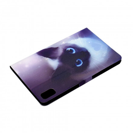 Housse Huawei MatePad New Chat aux Yeux Bleus Housse Huawei MatePad New Chat aux Yeux Bleus