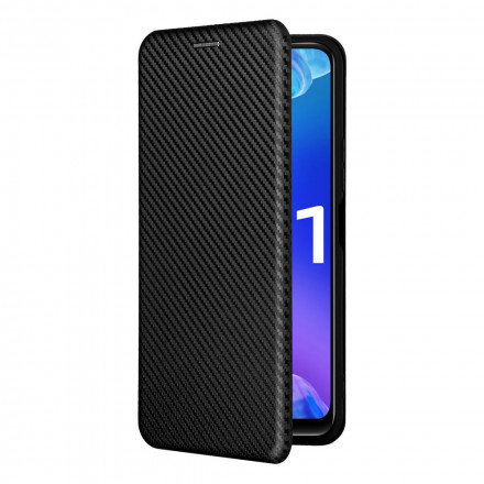 Flip Cover Vivo Y33s / Y21 / Y21s Silicone Carbone Coloré Flip Cover Vivo Y33s / Y21 / Y21s Silicone Carbone Coloré