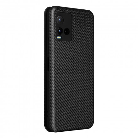 Flip Cover Vivo Y33s / Y21 / Y21s Silicone Carbone Coloré Flip Cover Vivo Y33s / Y21 / Y21s Silicone Carbone Coloré