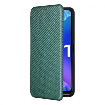 Flip Cover Vivo Y33s / Y21 / Y21s Silicone Carbone Coloré Flip Cover Vivo Y33s / Y21 / Y21s Silicone Carbone Coloré