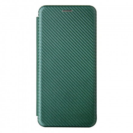 Flip Cover Vivo Y33s / Y21 / Y21s Silicone Carbone Coloré