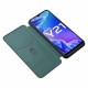 Flip Cover Vivo Y33s / Y21 / Y21s Silicone Carbone Coloré Flip Cover Vivo Y33s / Y21 / Y21s Silicone Carbone Coloré