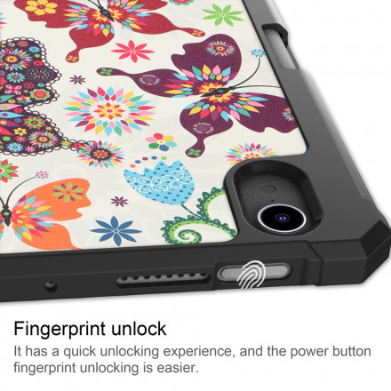 Smart Case iPad Mini 6 (2021) Porte-Stylet Fleurs Vintages Smart Case iPad Mini 6 (2021) Porte-Stylet Fleurs Vintages