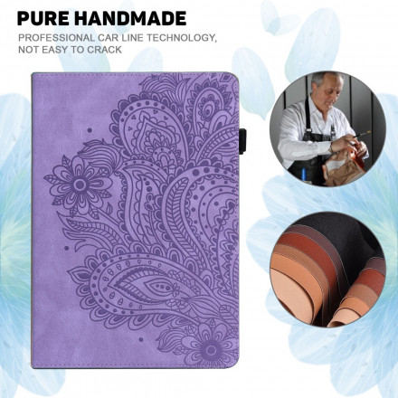 Étui iPad Mini 6 (2021) Fleur Stylisée Étui iPad Mini 6 (2021) Fleur Stylisée