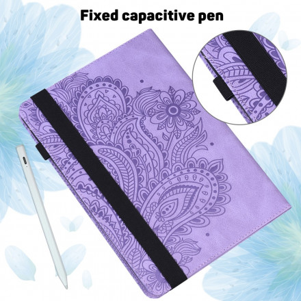 Étui iPad Mini 6 (2021) Fleur Stylisée Étui iPad Mini 6 (2021) Fleur Stylisée