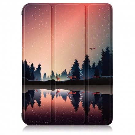 Smart Case iPad Mini 6 (2021) Porte-Stylet Forêt
