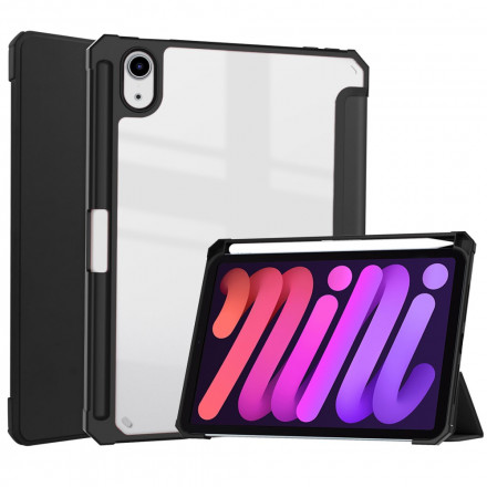 Smart Case iPad Mini 6 (2021) Simili Cuir et Dos Transparent