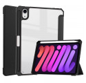 Smart Case iPad Mini 6 (2021) Simili Cuir et Dos Transparent