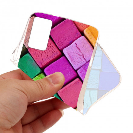 Coque Oppo Reno 6 5G Cubes Colorés