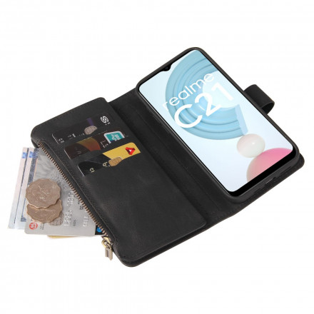 Housse Realme C21 Multi-fonctions 10 Porte-Cartes Housse Realme C21 Multi-fonctions 10 Porte-Cartes