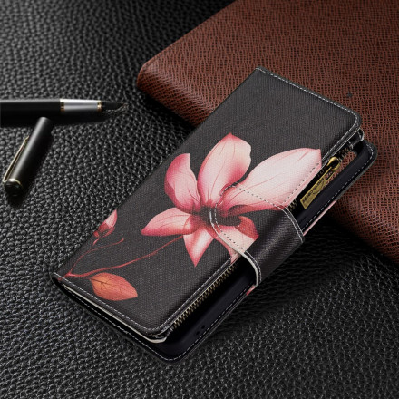 Housse Oppo Reno 6 5G Poche Zippée Fleur Housse Oppo Reno 6 5G Poche Zippée Fleur