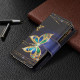 Housse Oppo Reno 6 5G Poche Zippée Papillons