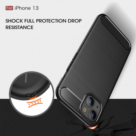 Coque iPhone 13 Fibre Carbone Brossée Coque iPhone 13 Fibre Carbone Brossée