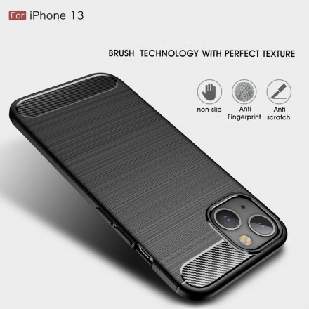 Coque iPhone 13 Fibre Carbone Brossée Coque iPhone 13 Fibre Carbone Brossée