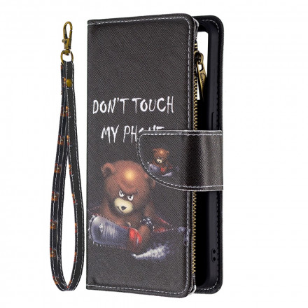 Housse Oppo Reno 6 5G Poche Zippée Ours Housse Oppo Reno 6 5G Poche Zippée Ours