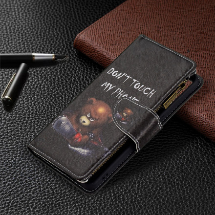 Housse Oppo Reno 6 5G Poche Zippée Ours Housse Oppo Reno 6 5G Poche Zippée Ours