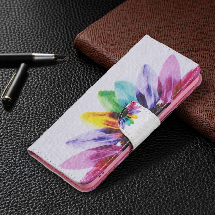 Housse Oppo Reno 6 5G Fleur Aquarelle Housse Oppo Reno 6 5G Fleur Aquarelle