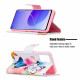 Housse Oppo Reno 6 5G Papillons et Fleurs Peints Housse Oppo Reno 6 5G Papillons et Fleurs Peints