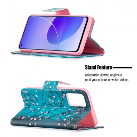 Housse Oppo Reno 6 5G Branches Fleuries Housse Oppo Reno 6 5G Branches Fleuries