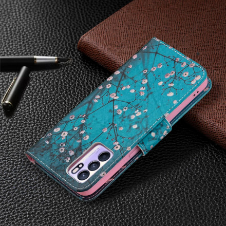 Housse Oppo Reno 6 5G Branches Fleuries Housse Oppo Reno 6 5G Branches Fleuries