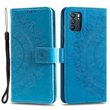 Housse Oppo Reno 6 5G Mandala Soleil Housse Oppo Reno 6 5G Mandala Soleil