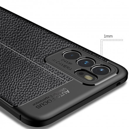 Coque Oppo Reno 6 5G Effet Cuir LItchi Coque Oppo Reno 6 5G Effet Cuir LItchi