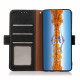 Housse Oppo Reno 6 5G Véritable Cuir Litchi KHAZNEH RFID Housse Oppo Reno 6 5G Véritable Cuir Litchi KHAZNEH RFID