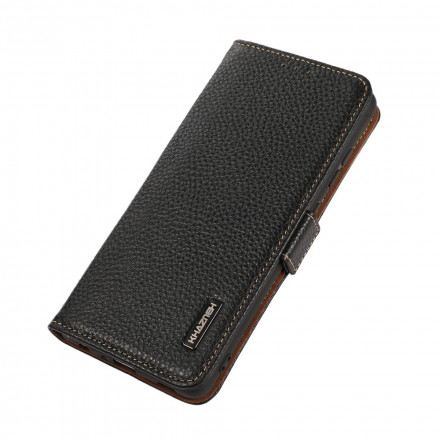 Housse Oppo Reno 6 5G Véritable Cuir Litchi KHAZNEH RFID Housse Oppo Reno 6 5G Véritable Cuir Litchi KHAZNEH RFID