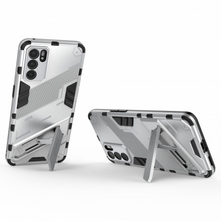 Coque Oppo Reno 6 5G Support Amovible Deux Positions Mains Libres