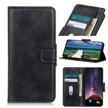 Housse Oppo Reno 6 5G Effet Cuir Fermoir Réversible Housse Oppo Reno 6 5G Effet Cuir Fermoir Réversible